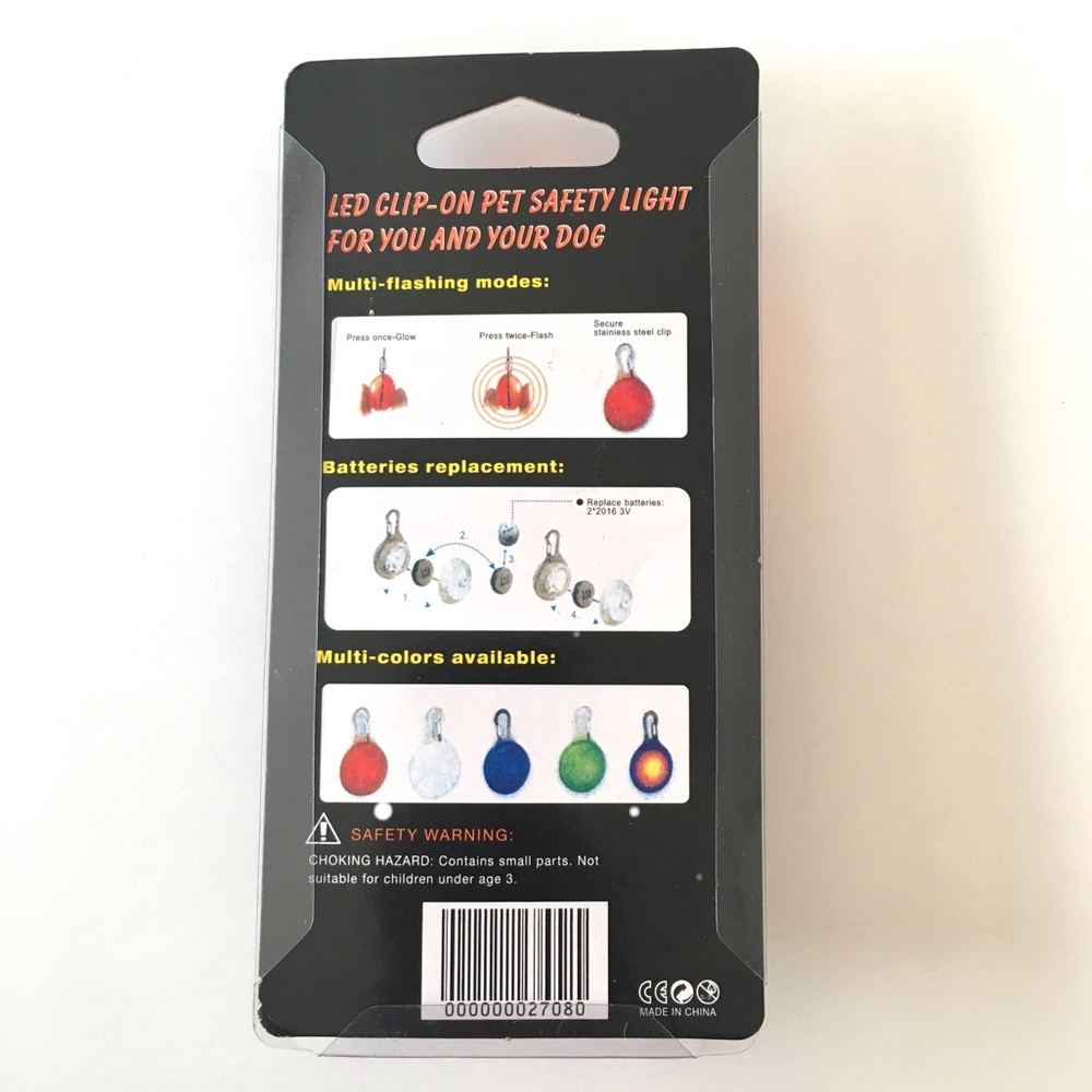 Yellow Led Light for Pets NWT - Picture 8 of 12